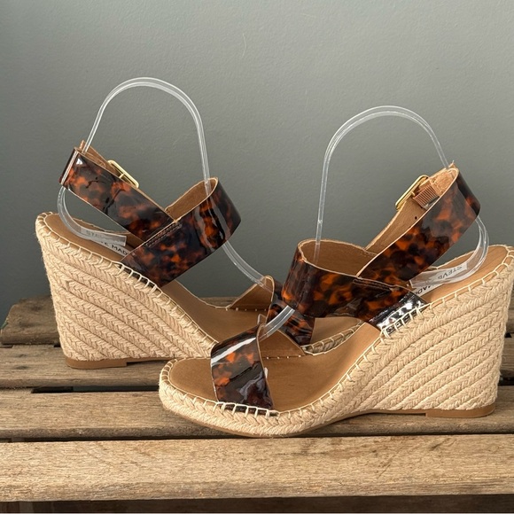 STEVE MADDEN Uri Espadrille Wedge Sandal 8 A29 - Picture 8 of 9